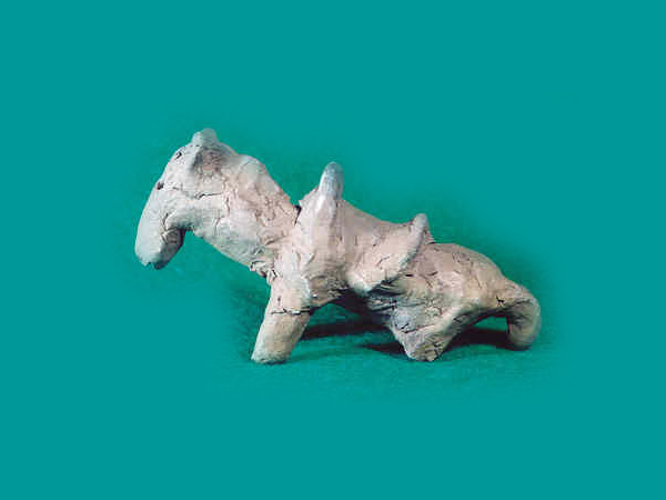 (ة) TERRACOTTA HORSE 