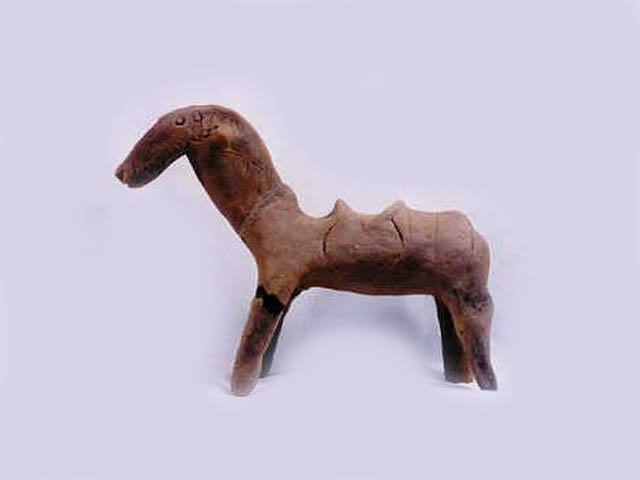 (ة) TERRACOTTA HORSE 